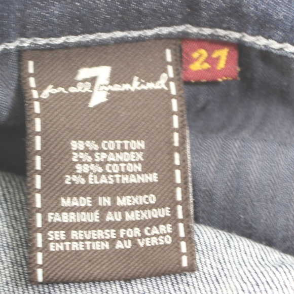 7 For All Mankind Womens Bootcut Jeans - Picture 5 of 6